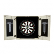 Drifter Solid Wood Dartboard & Cabinet Set
